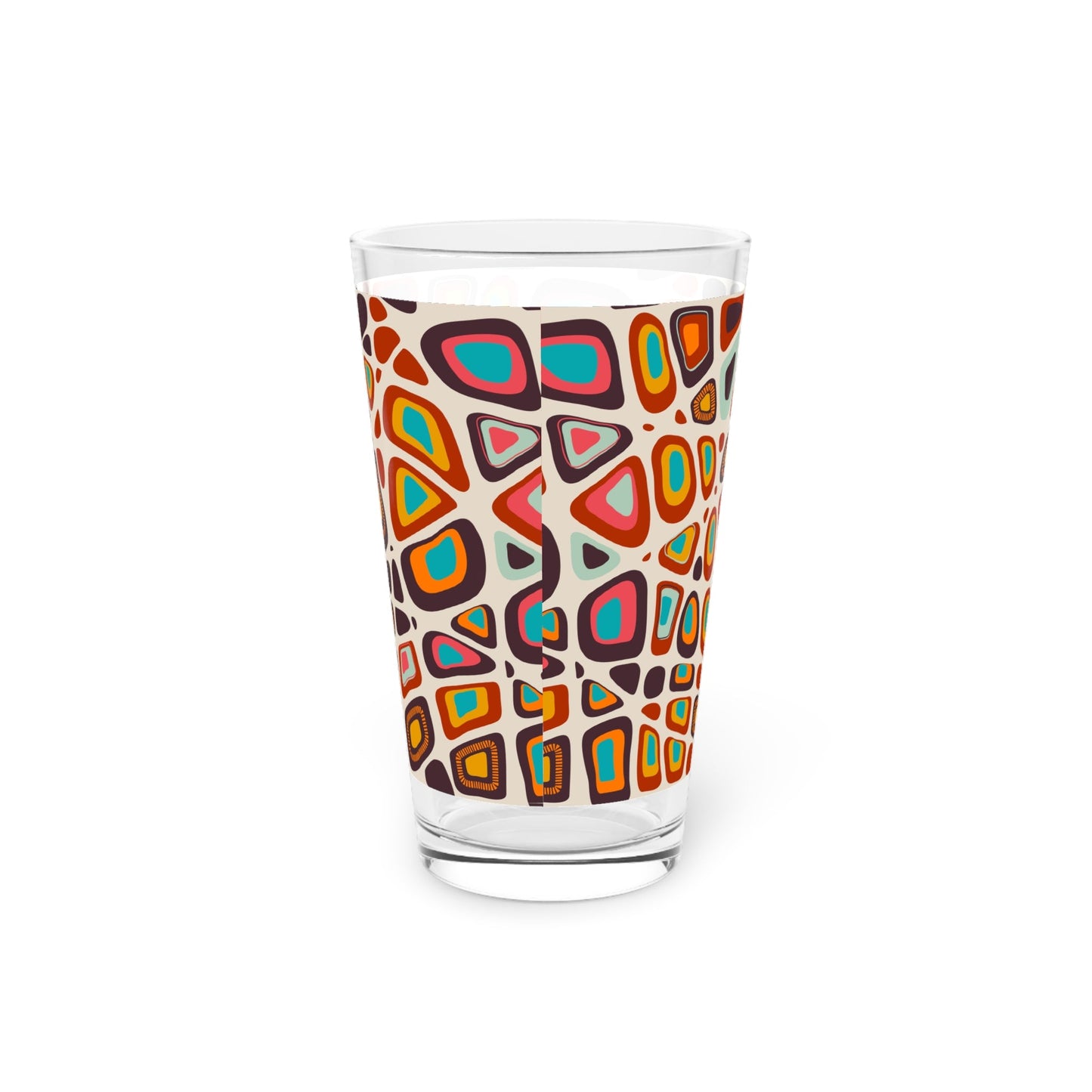 Bohemian Pint Glass 16oz - - drinkware