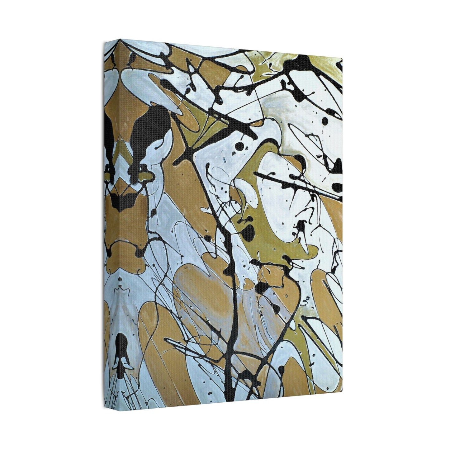 Mardi Gras Satin Canvas Stretched