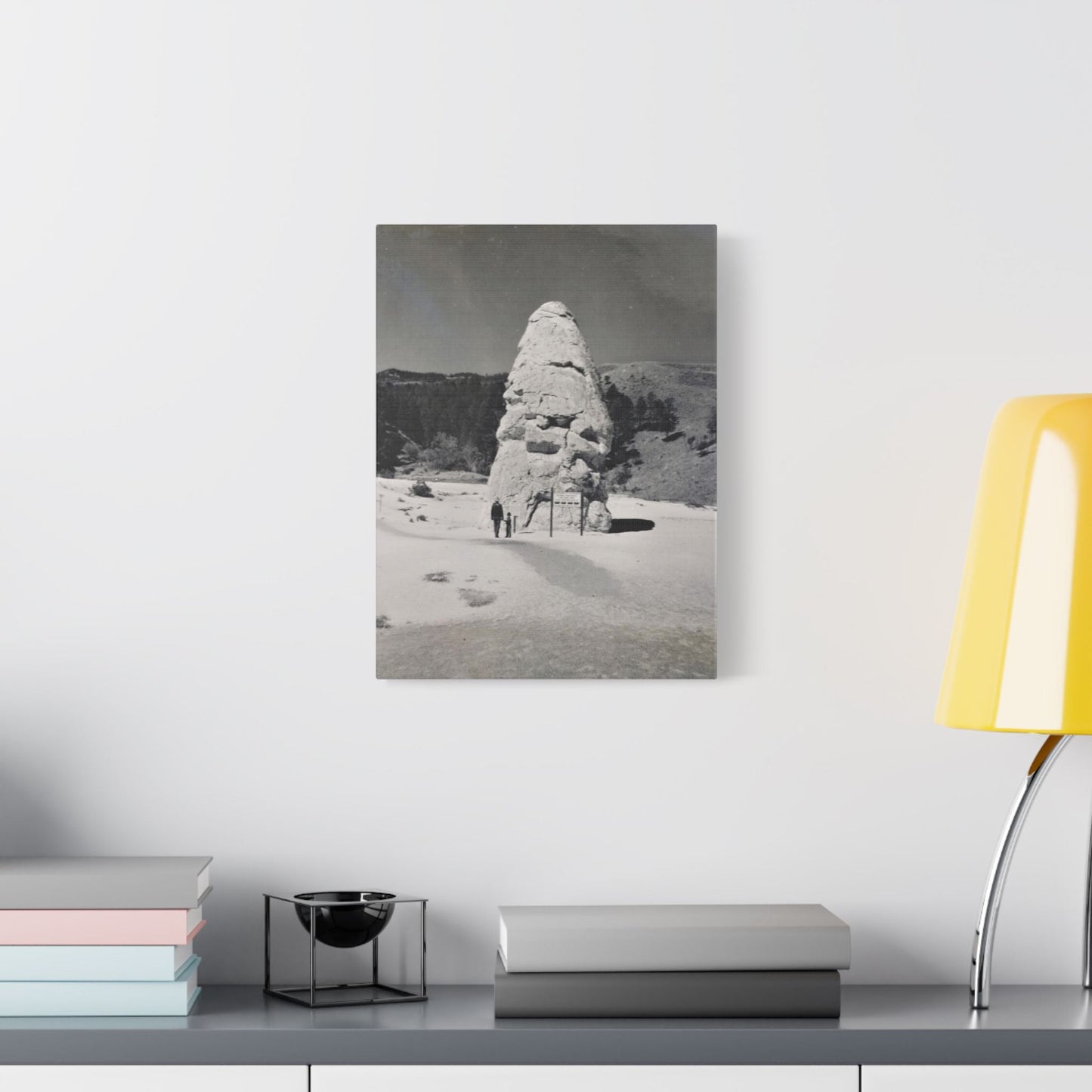 Liberty Cap Yellowstone Satin Canvas Stretched 12″ x 16″ (Vertical) 1.5"