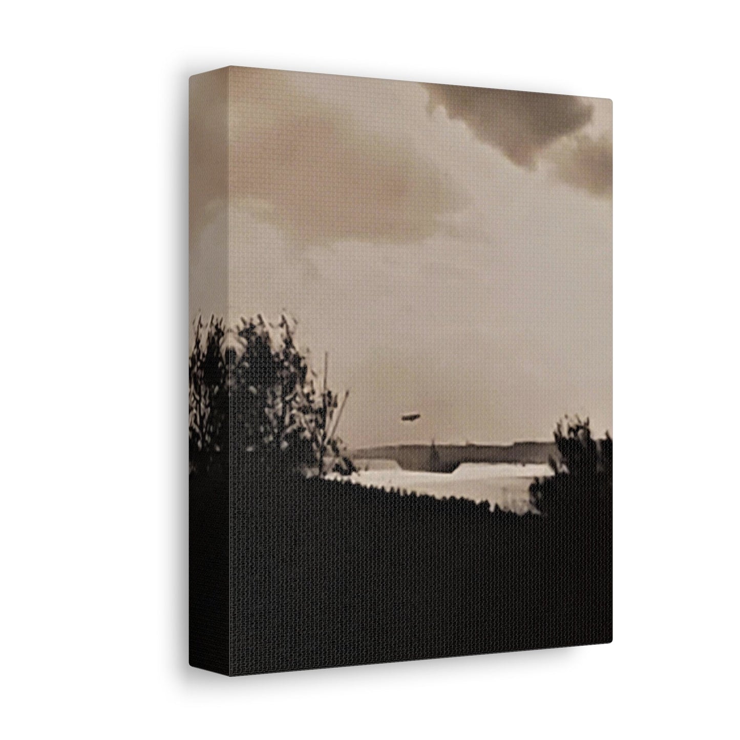 Navy Day New York October 27th 1945 Plane Stretched Canvas