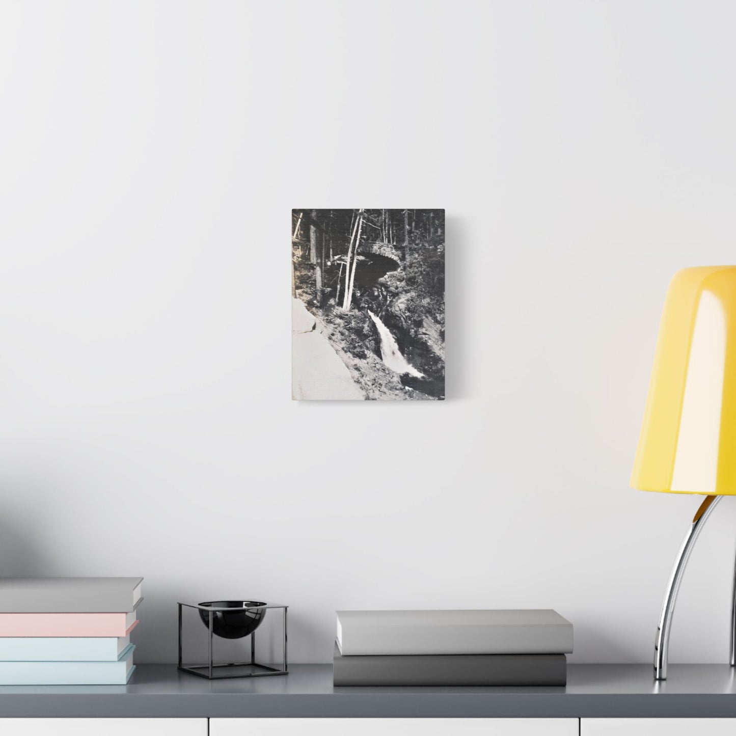 Narada Falls Yellowstone Satin Canvas Stretched