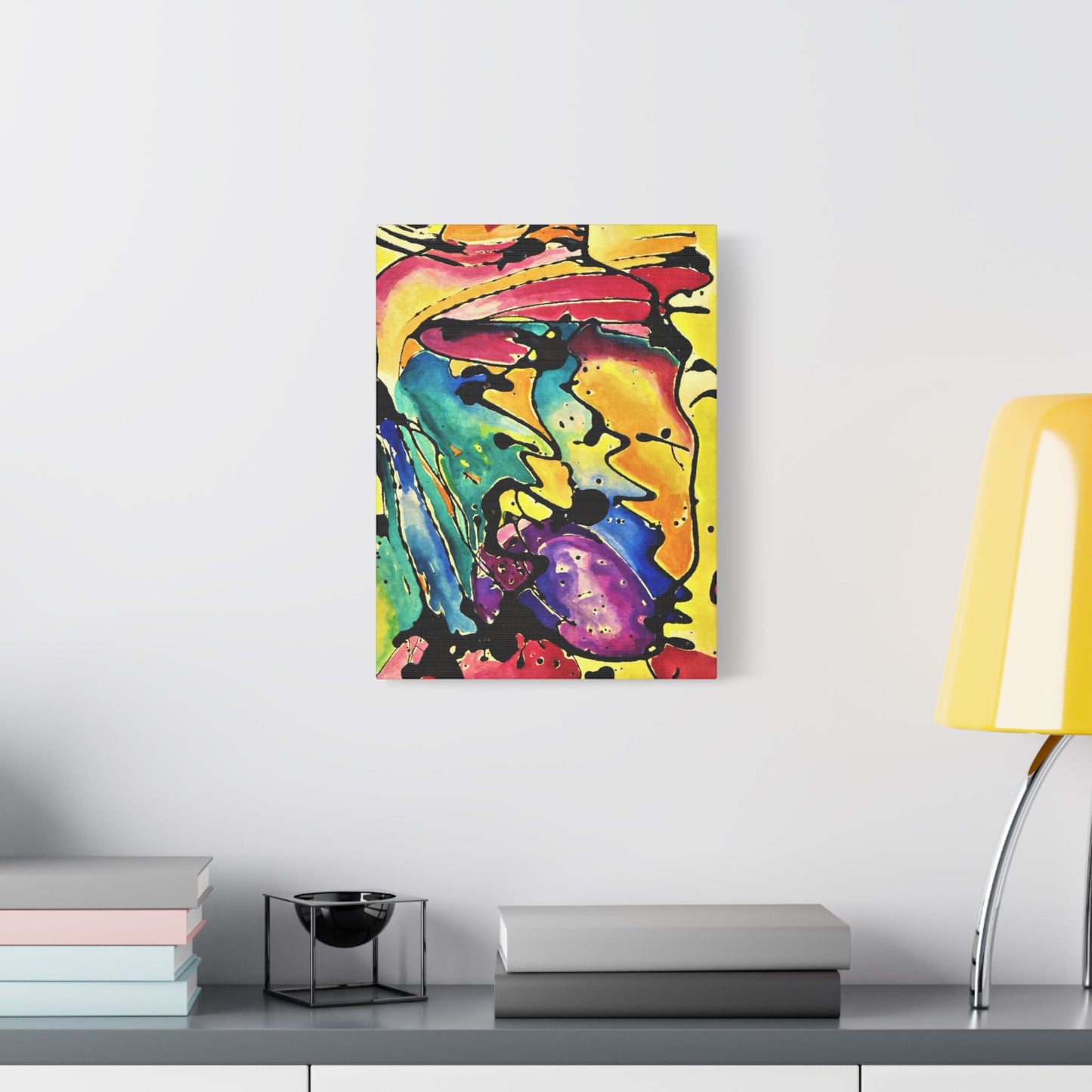 Sing Satin Canvas Stretched