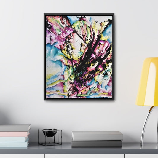 Kitty In Space Gallery Canvas Wraps Vertical Frame