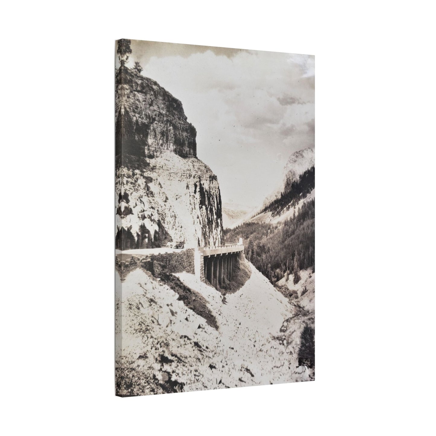 Golden Gate Canyon Colorado Satin Canvas Stretched
