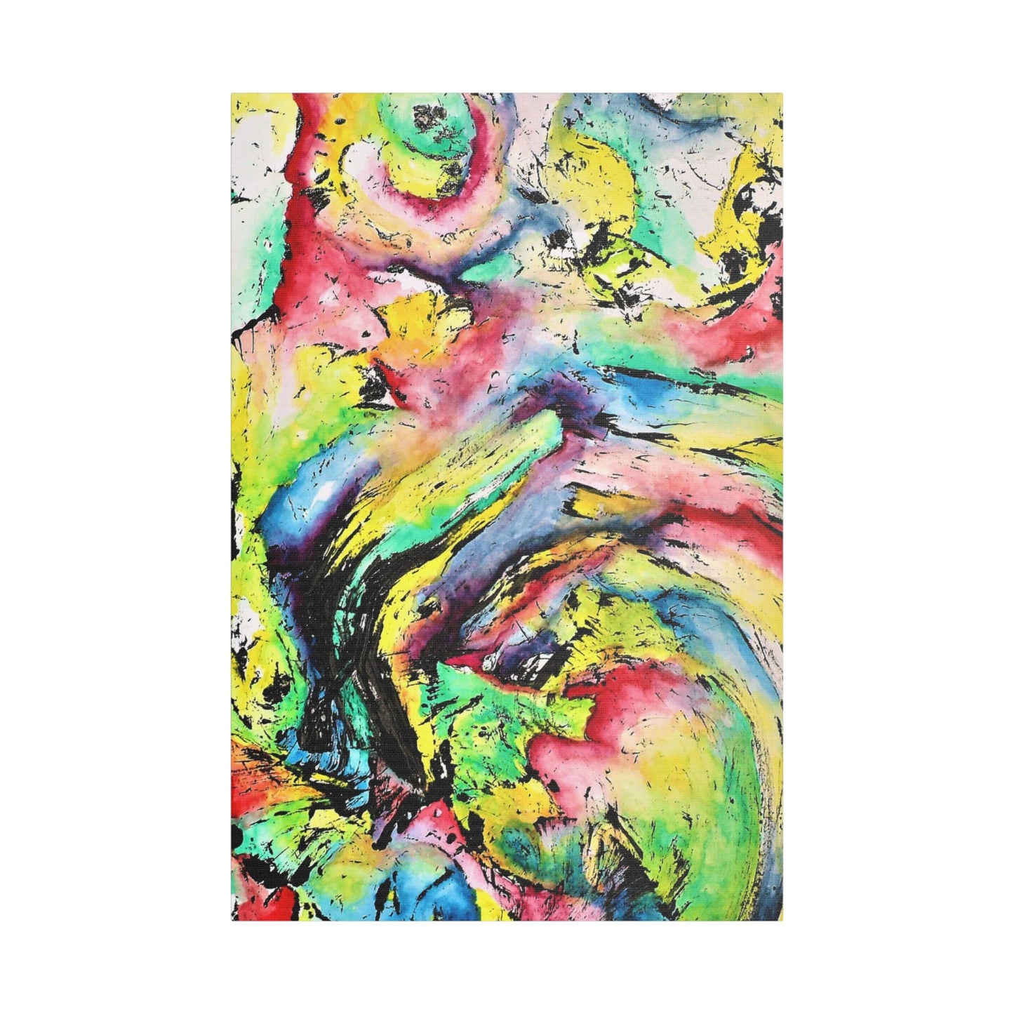 Vortex Satin Canvas Stretched 24″ x 36″ (Vertical) 1.5"