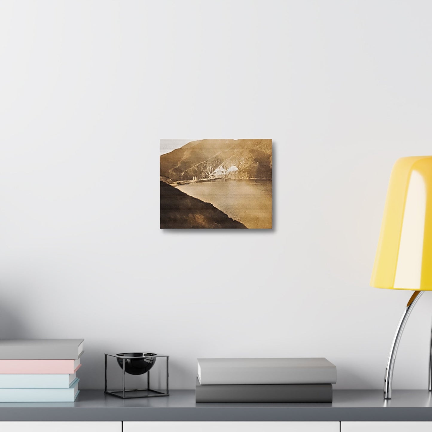Morris Dam Lake Stretched Canvas 1.5" 10″ x 8″