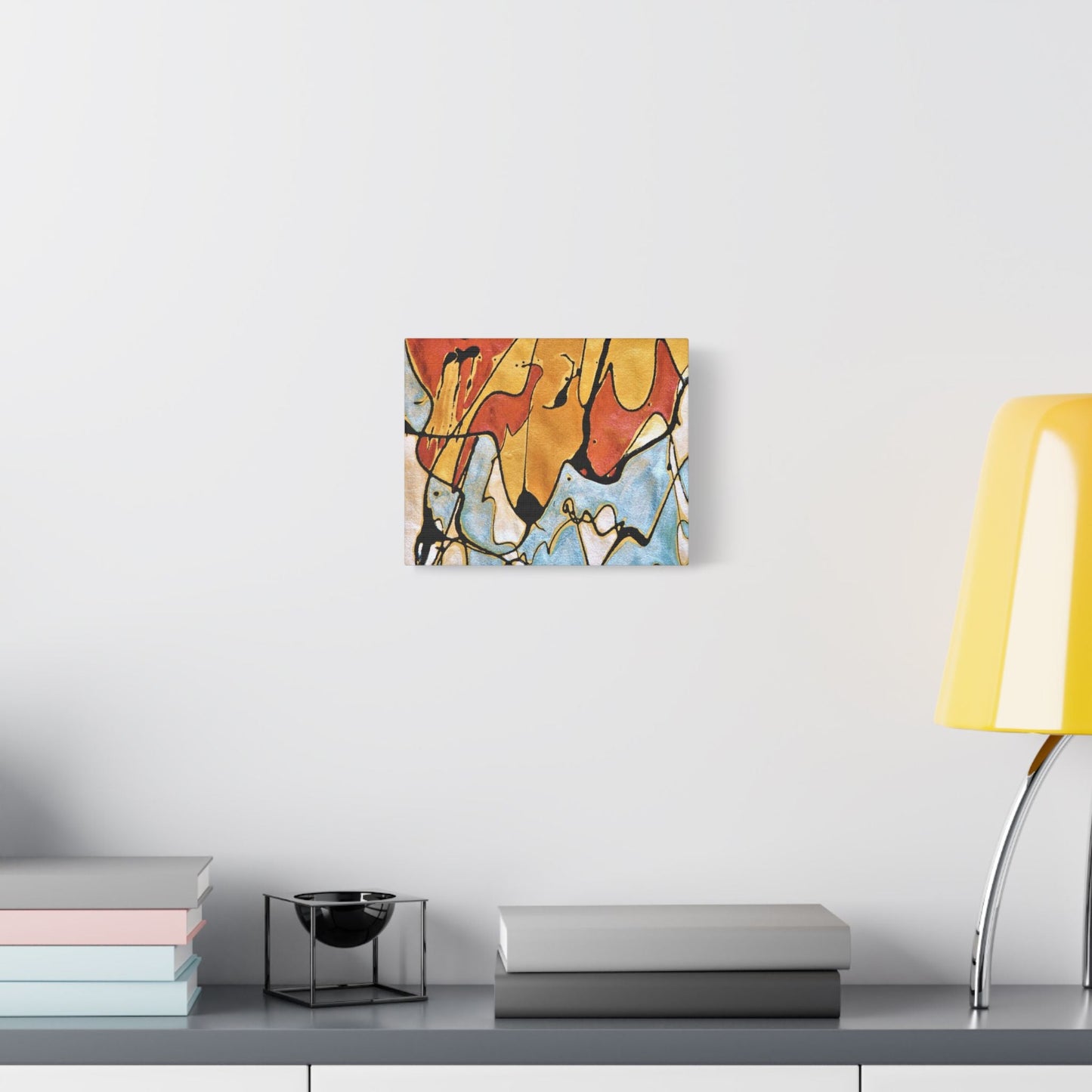Fox Satin Canvas Stretched