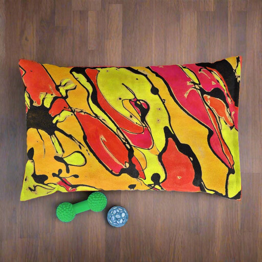 80s Rapture Pet Bed 28" × 18"