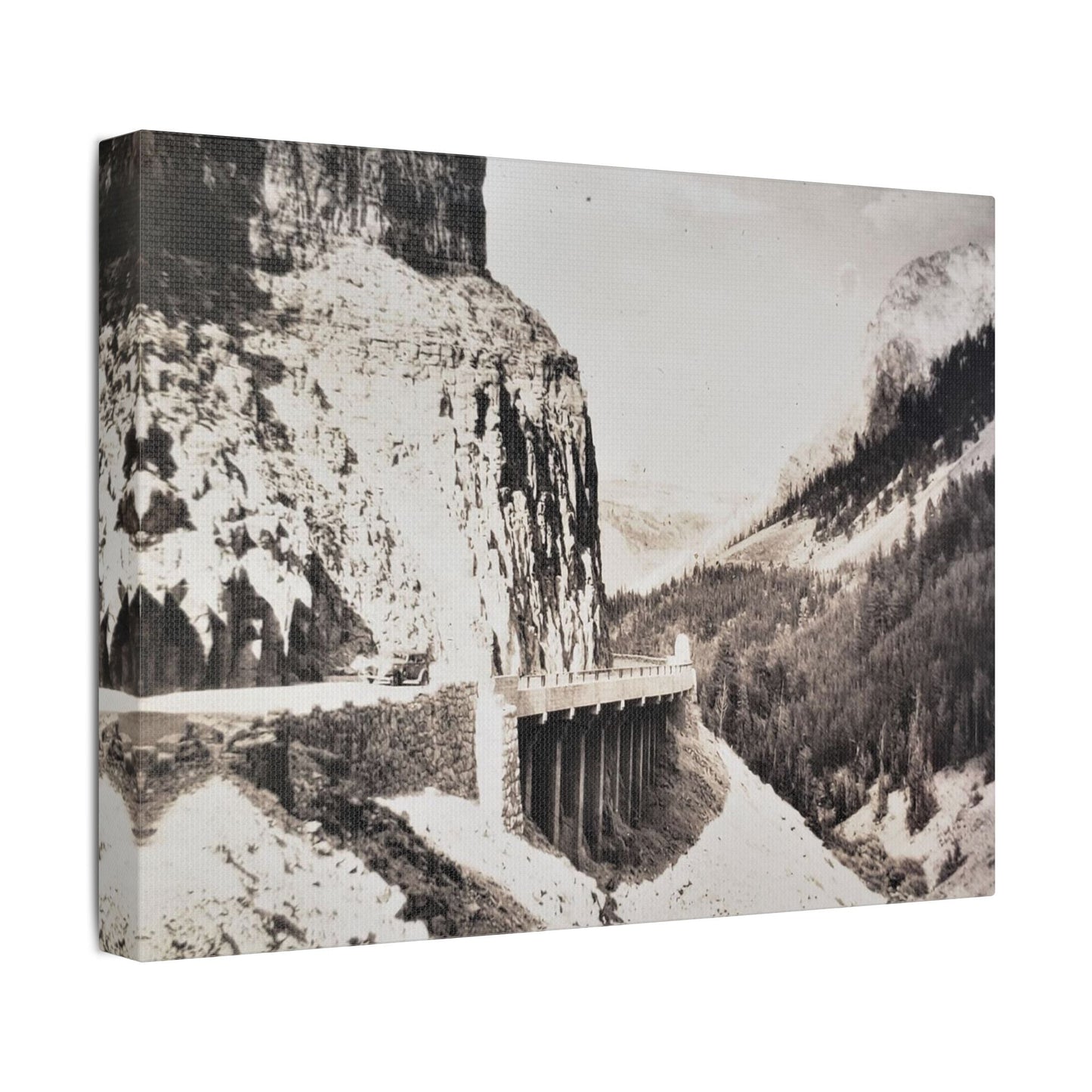 Golden Gate Canyon Colorado Satin Canvas Stretched