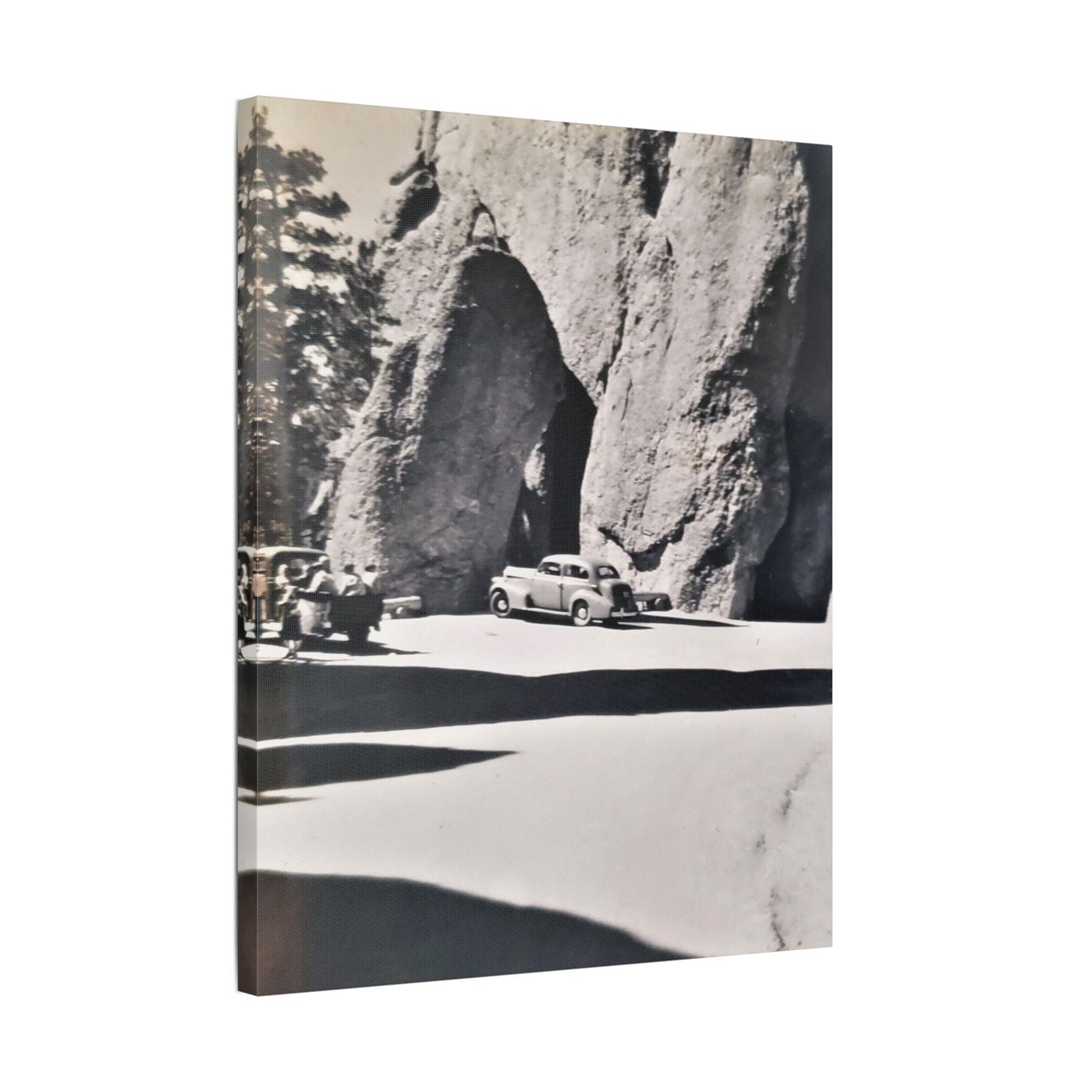 At the Needles Satin Canvas Stretched