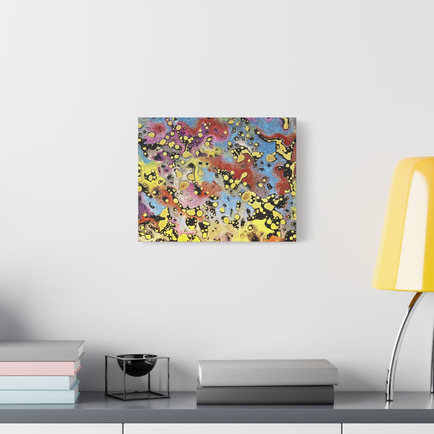 Limbo Satin Canvas Stretched