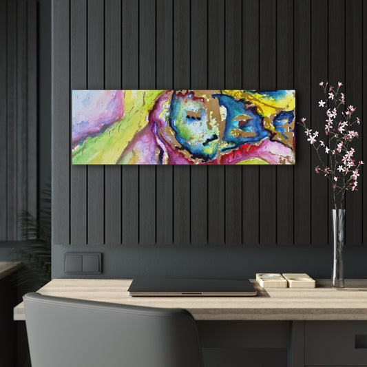 Mothers Face Acrylic Prints 36" x 12" (Horizontal) Glossy