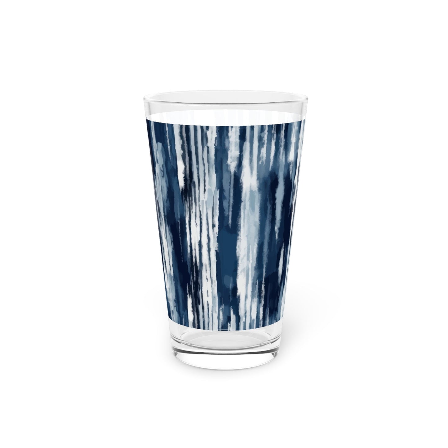 Navy Tie-Dye 16oz Pint Glass - Kia Day Design