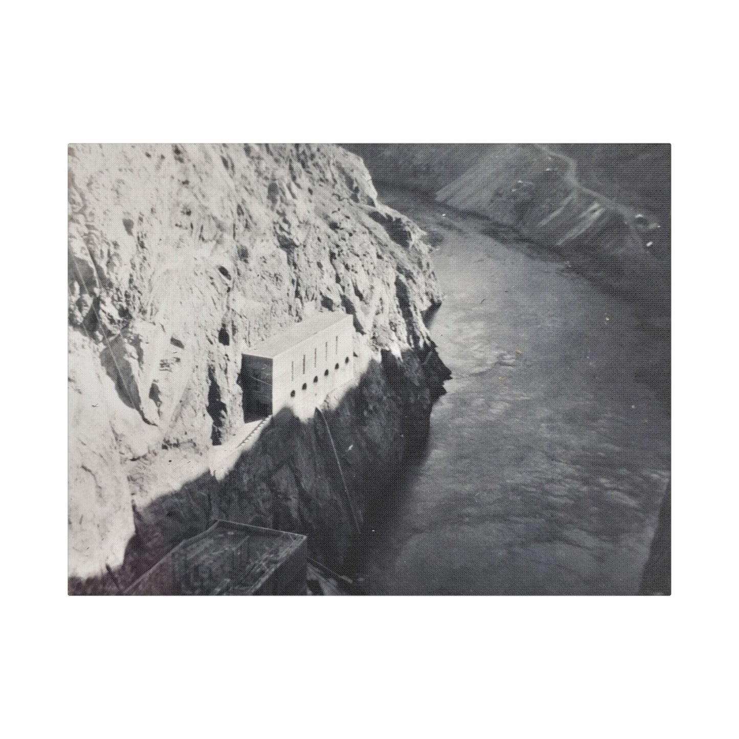 Boulder Dam Satin Canvas Stretched 24″ x 18″ (Horizontal) 1.5"