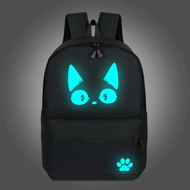 Luminous Canvas Backpack - - backpack