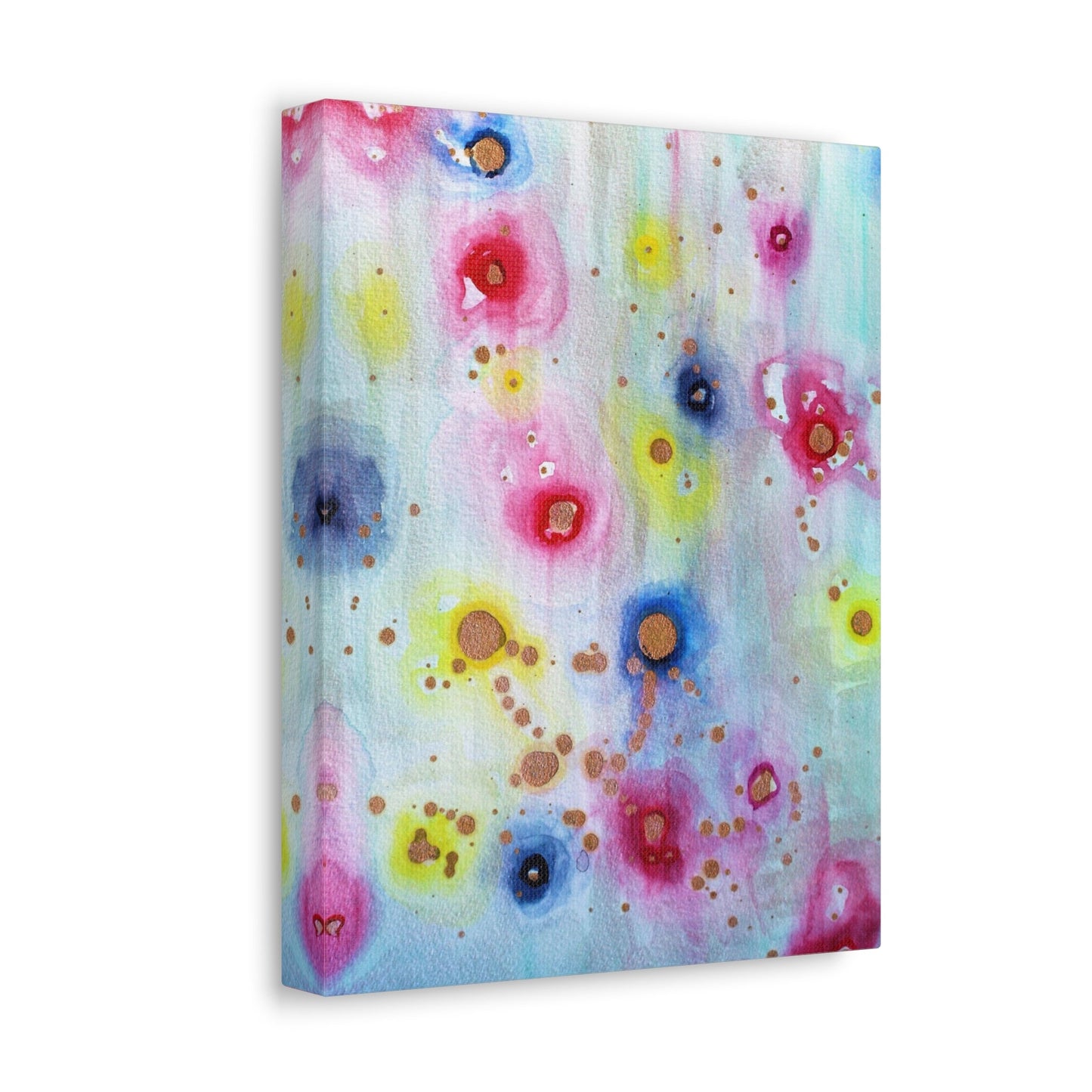 Raining Blooms Stretched Canvas Printify