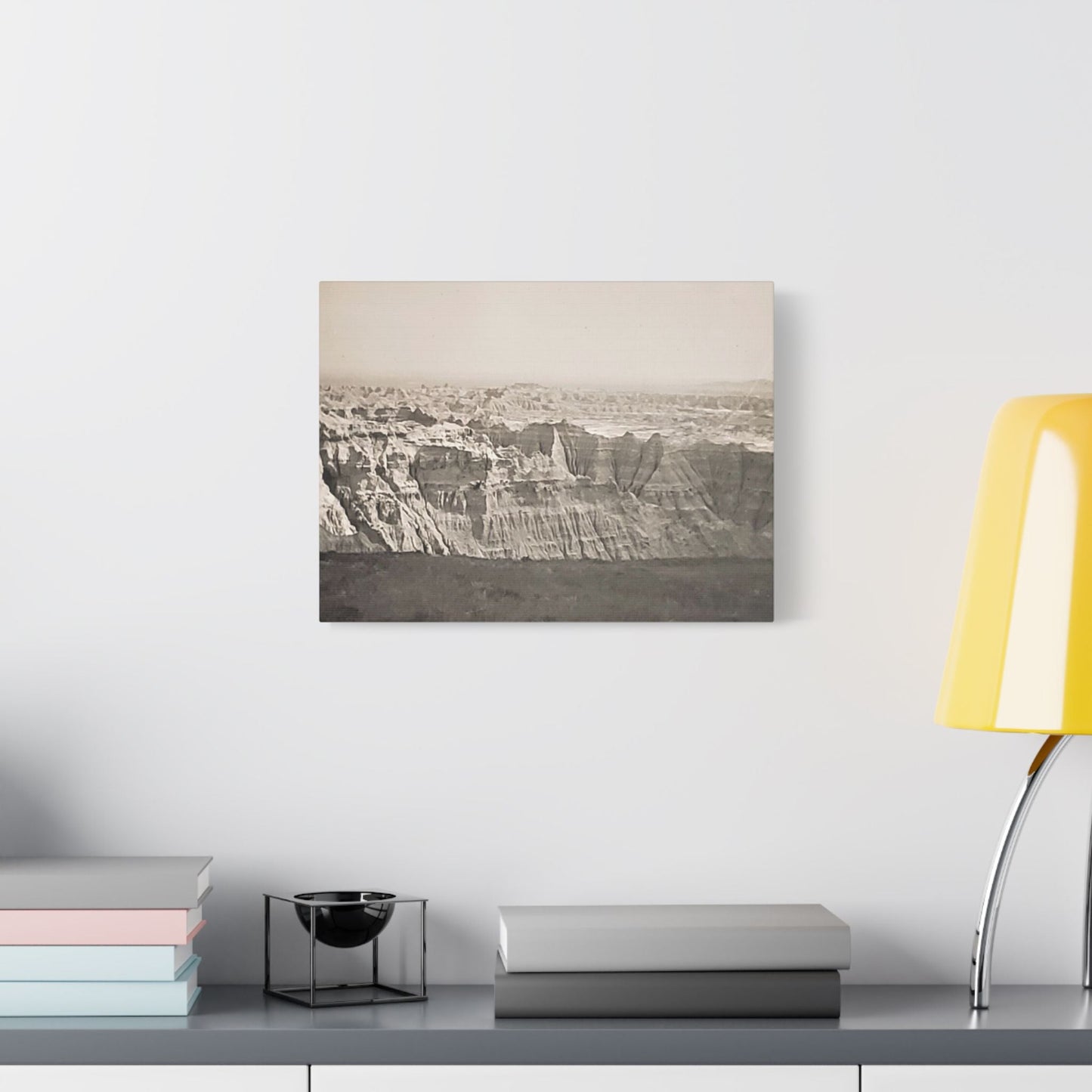 The Pinnacles Satin Canvas Stretched