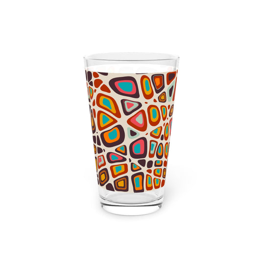 Bohemian Pint Glass 16oz - - drinkware
