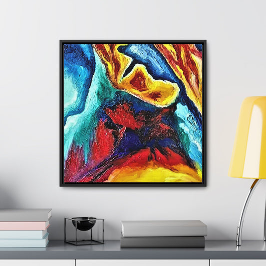 Cavern Gallery Canvas Wraps Square Frame