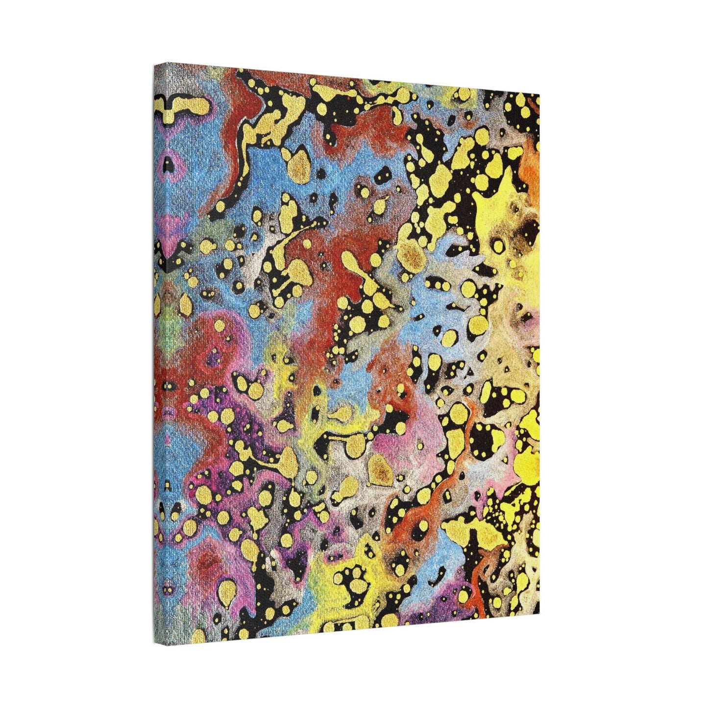 Limbo Satin Canvas Stretched