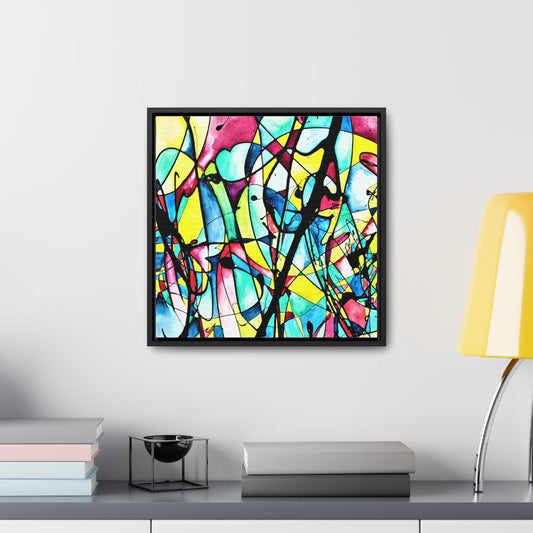 Alien Lady Gallery Canvas Wraps, Square Frame Printify