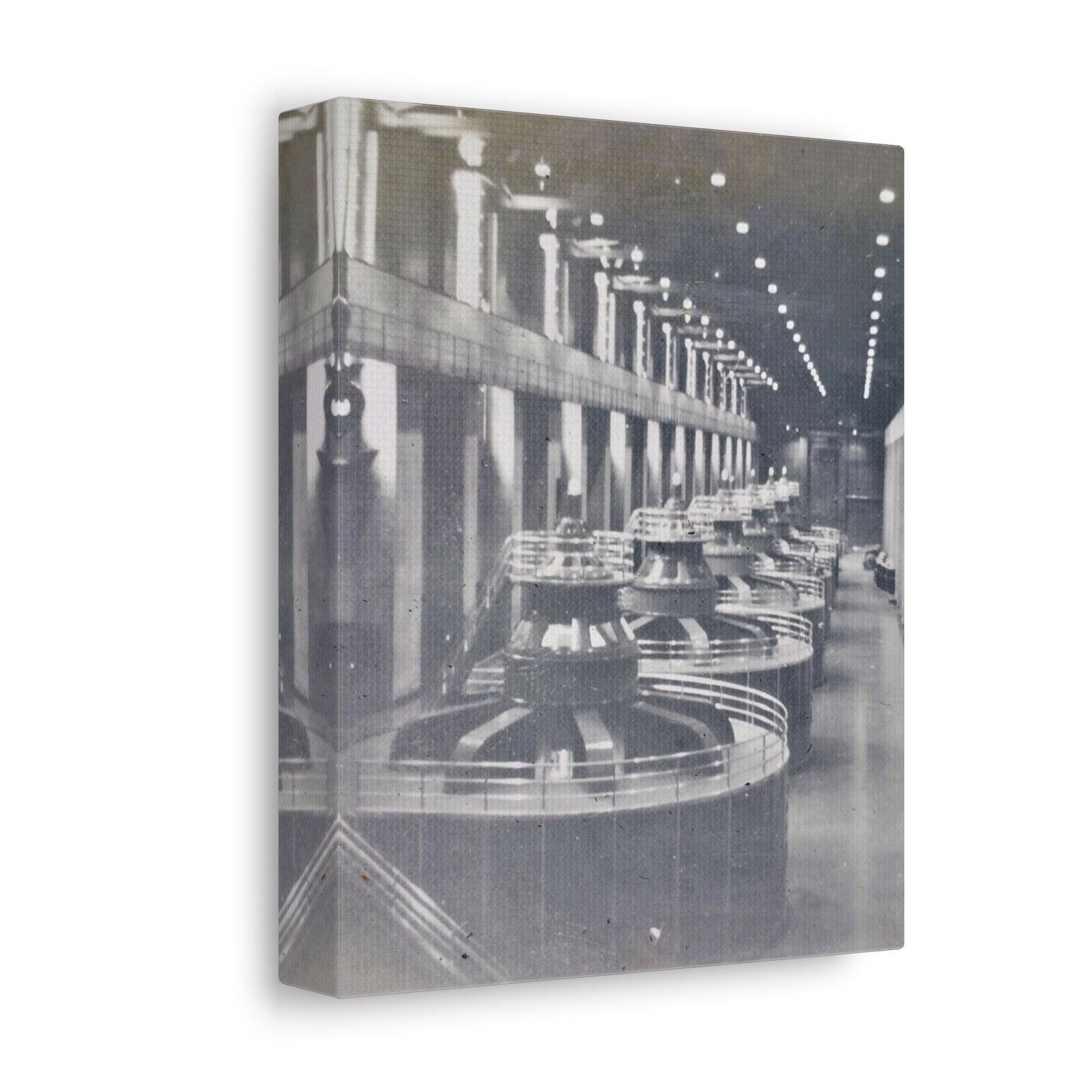 Boulder Dam Powerhouse Stretched Canvas