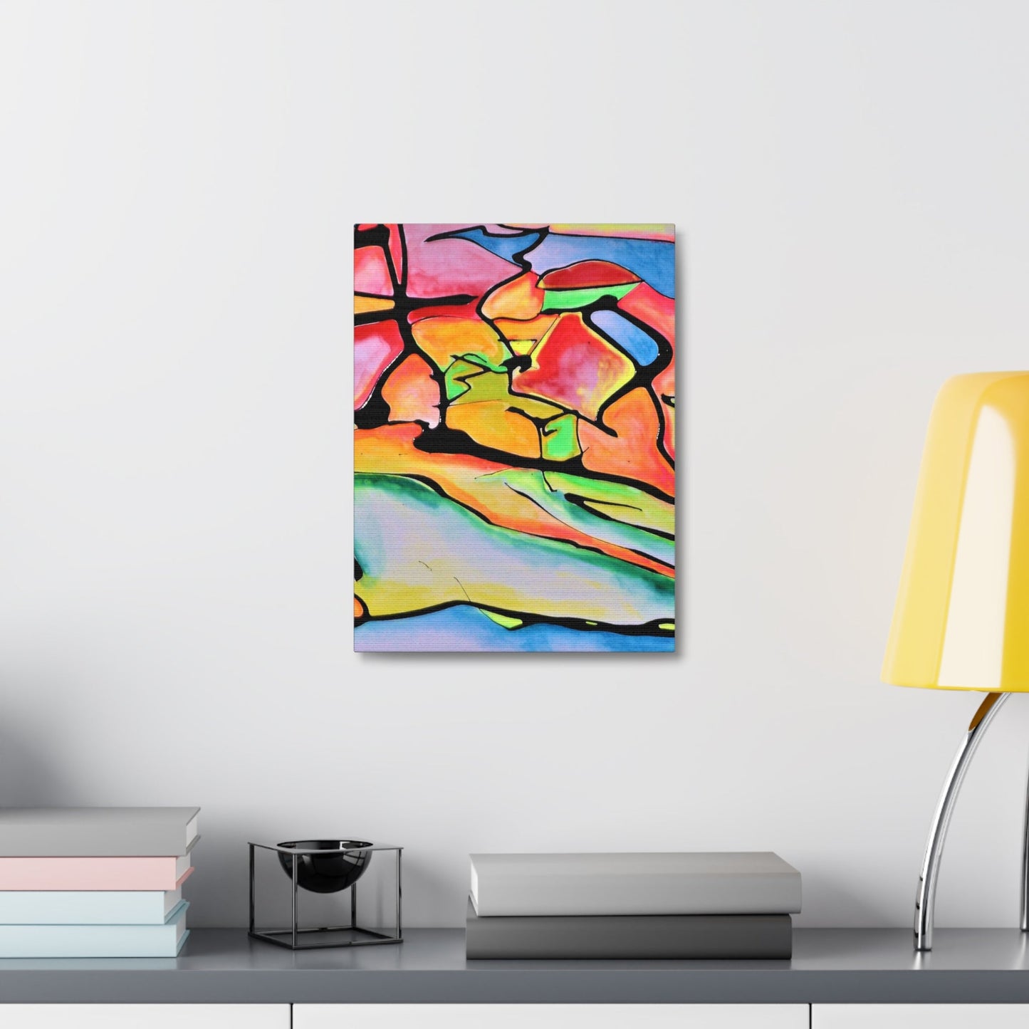 Atomic Dog Stretched Canvas Printify