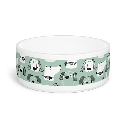 Green Puppy Dog Bowl - Kia Day Design