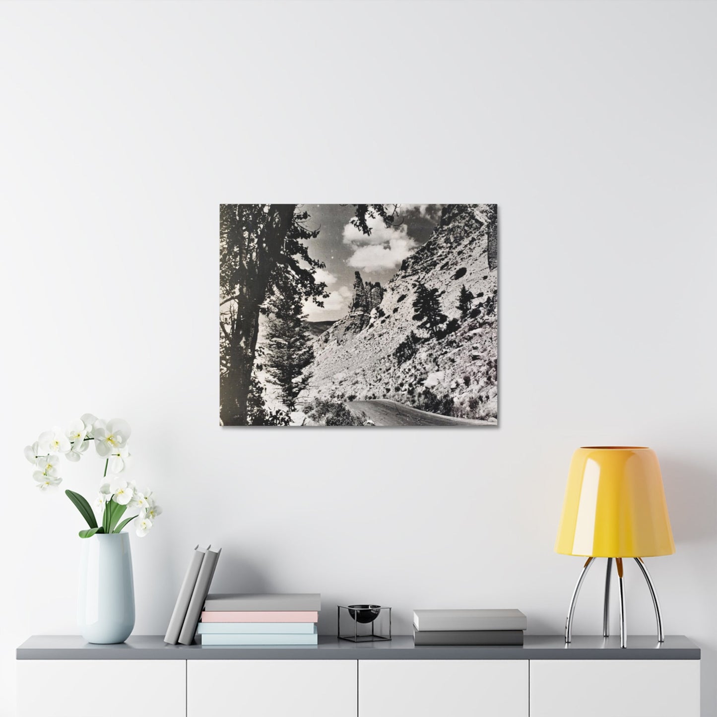 Eagles Nest Rock Yellowstone Stretched Canvas 1.5" 30″ x 24″
