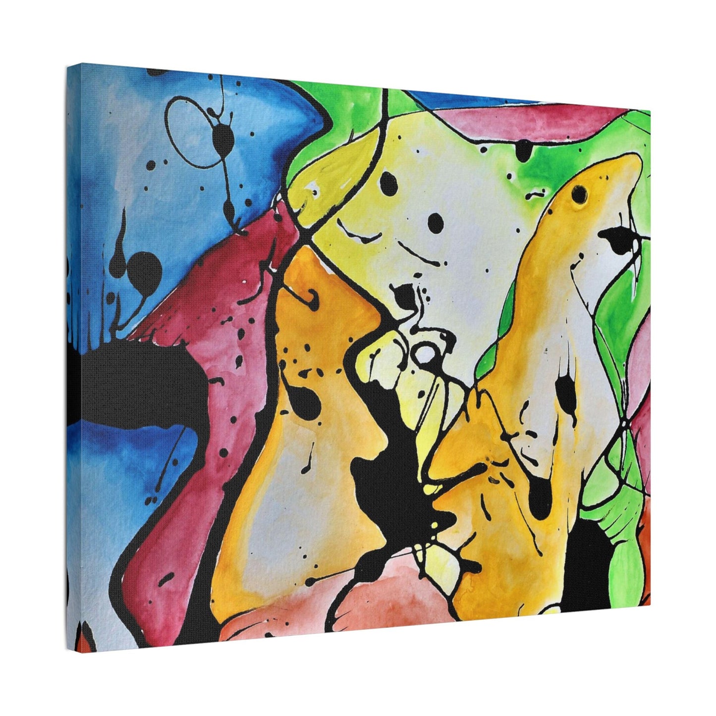 Space Judy Satin Canvas Stretched