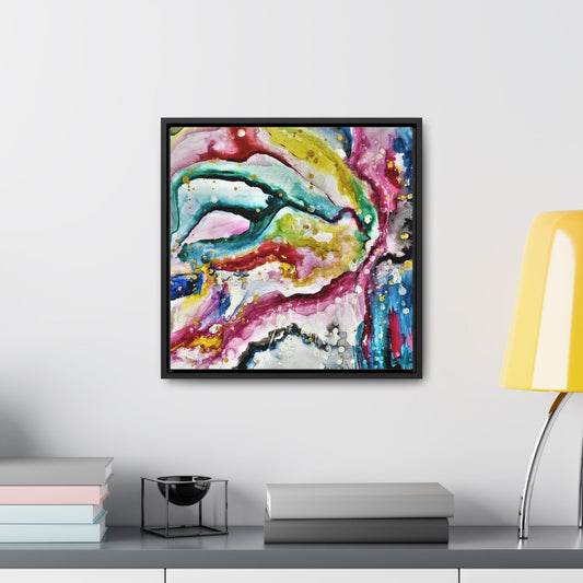 Cosmic Face Gallery Canvas Wraps Square Frame