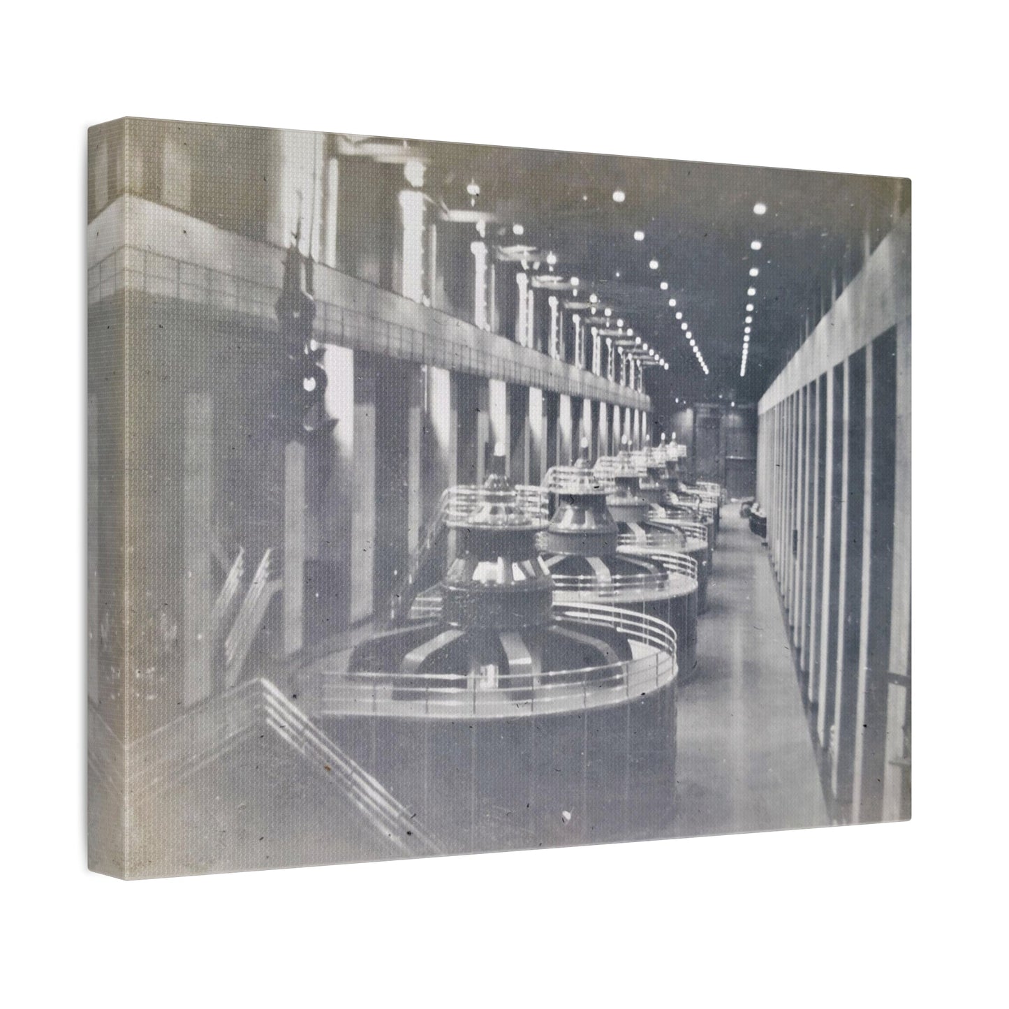 Boulder Dam Powerhouse Stretched Canvas