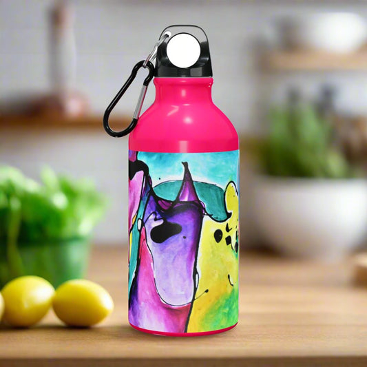 Cat Dog Oregon Sport Bottle Neon Pink 13.5oz