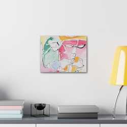 Abstract Face Canvas Gallery Wraps - Kia Day Design