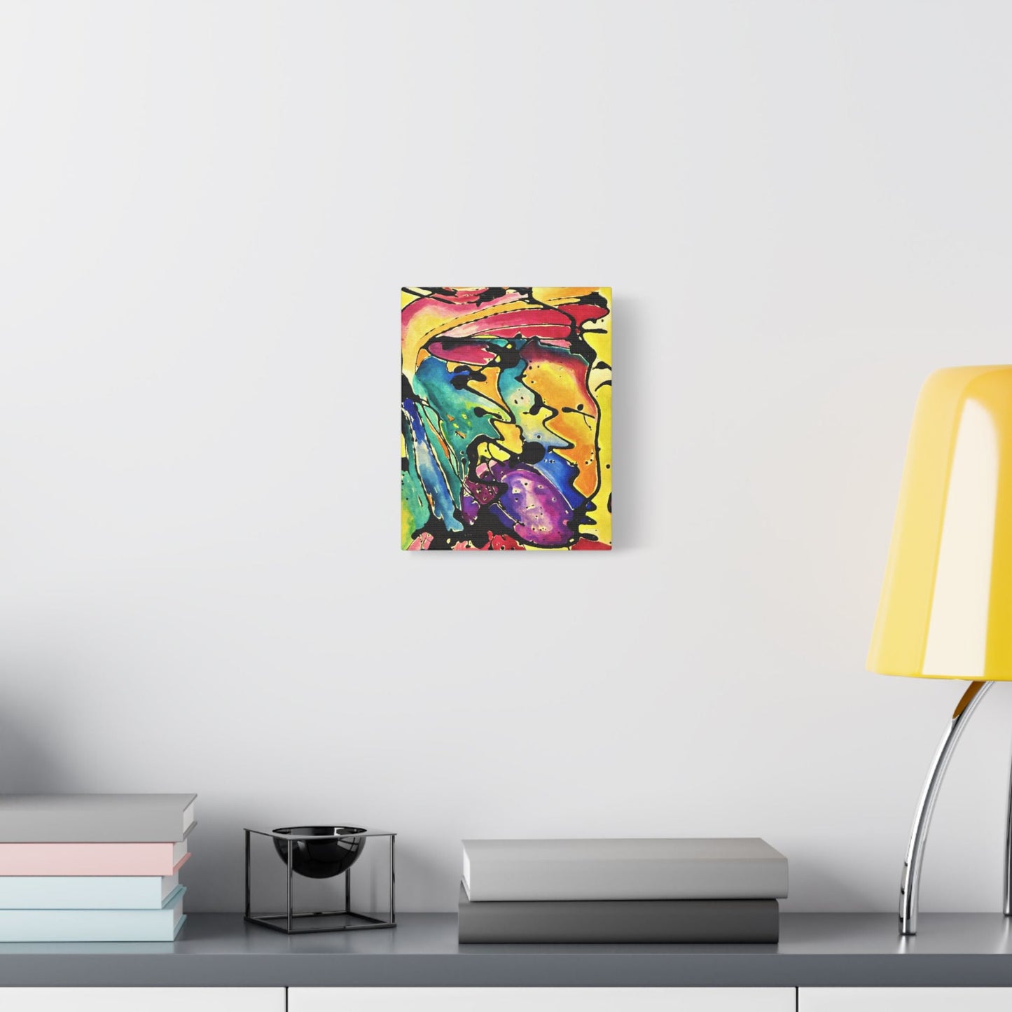 Sing Satin Canvas Stretched