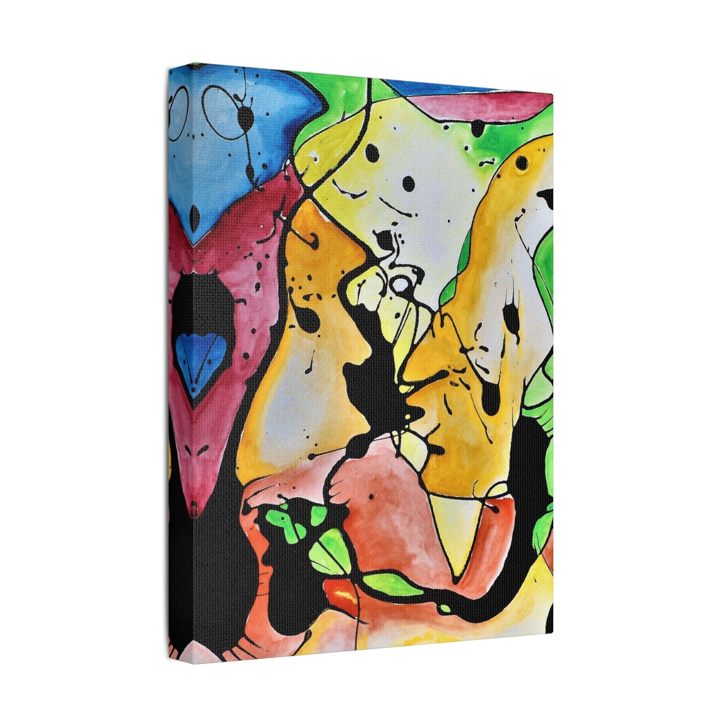 Space Judy Satin Canvas Stretched