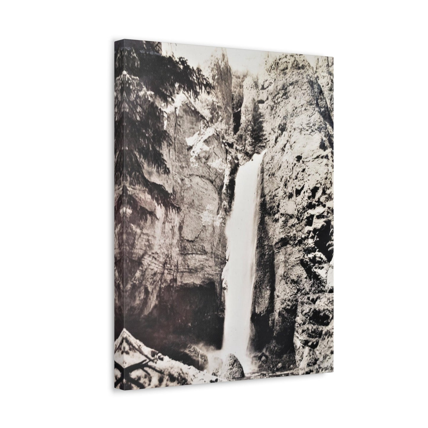 Tower Falls Yellowstone Stretched Canvas