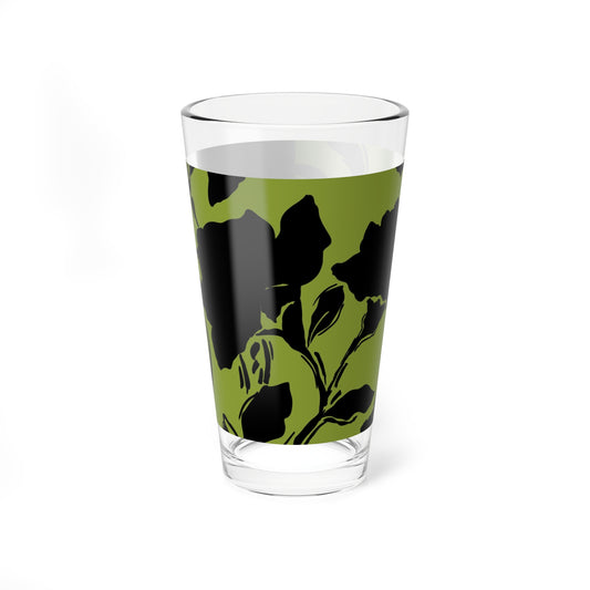 Green Floral Mixing Glass - Kia Day Design