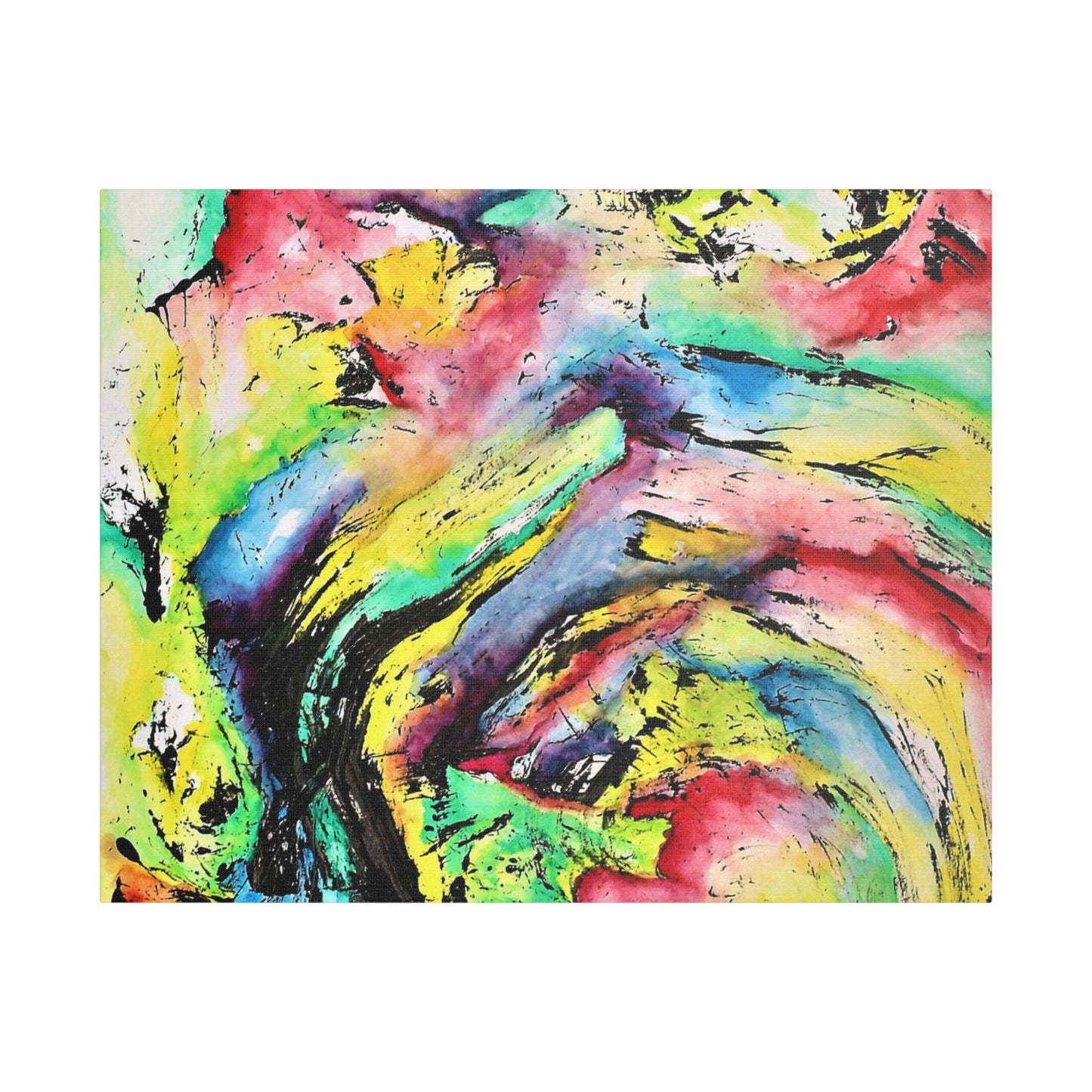 Vortex Satin Canvas Stretched 30" x 24" (Horizontal) 1.5"