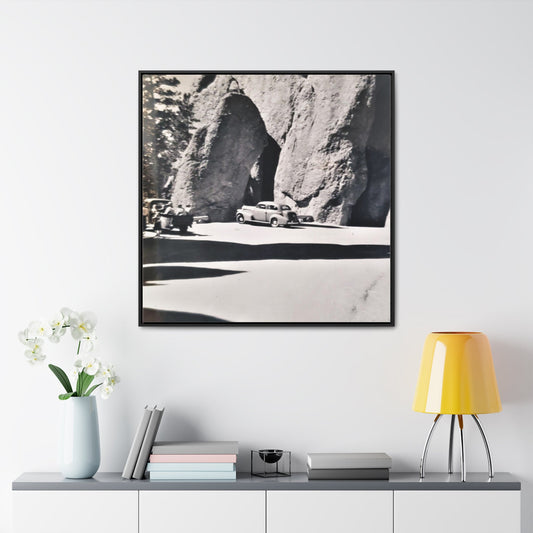 At the Needles Gallery Canvas Wraps Square Frame 36″ x 36″ Premium Gallery Wraps (1.25″) Black