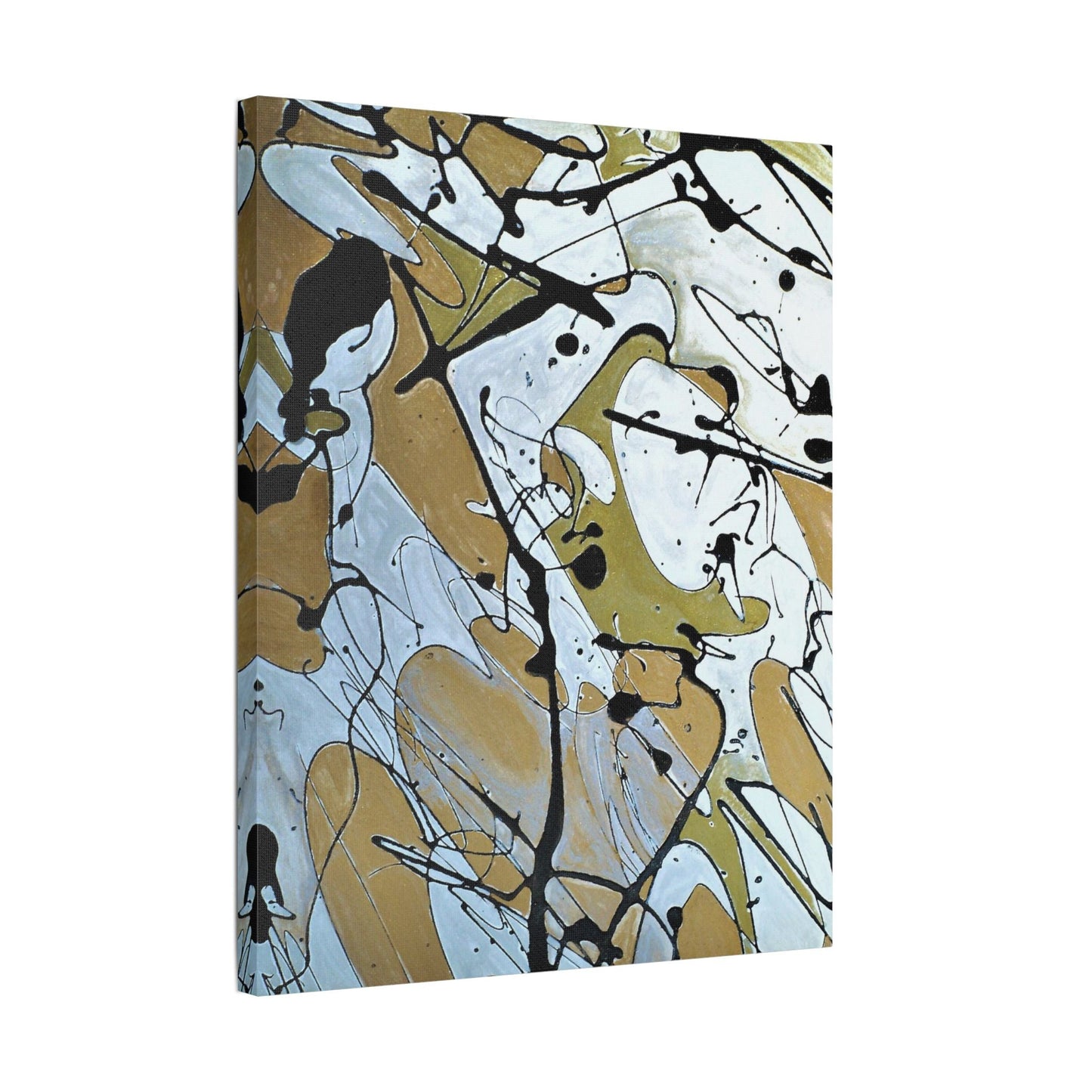 Mardi Gras Satin Canvas Stretched