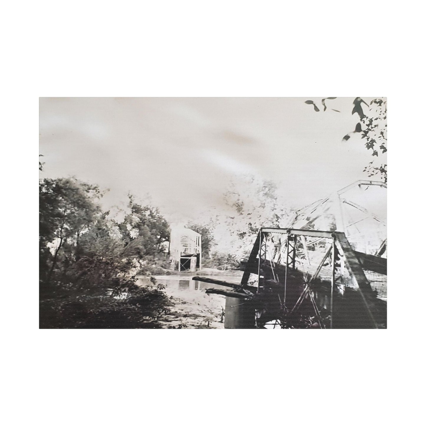 Bridge Satin Canvas Stretched 36″ x 24″ (Horizontal) 1.5"