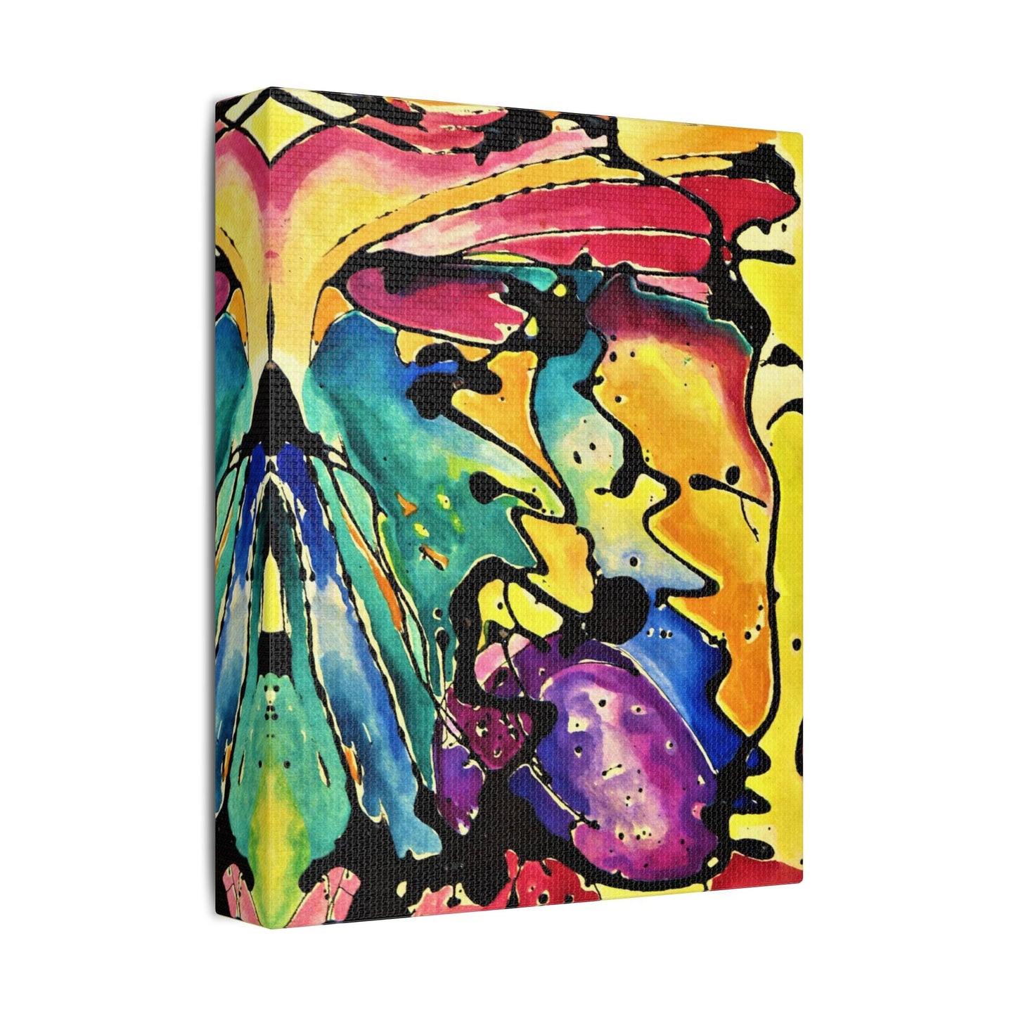 Sing Satin Canvas Stretched