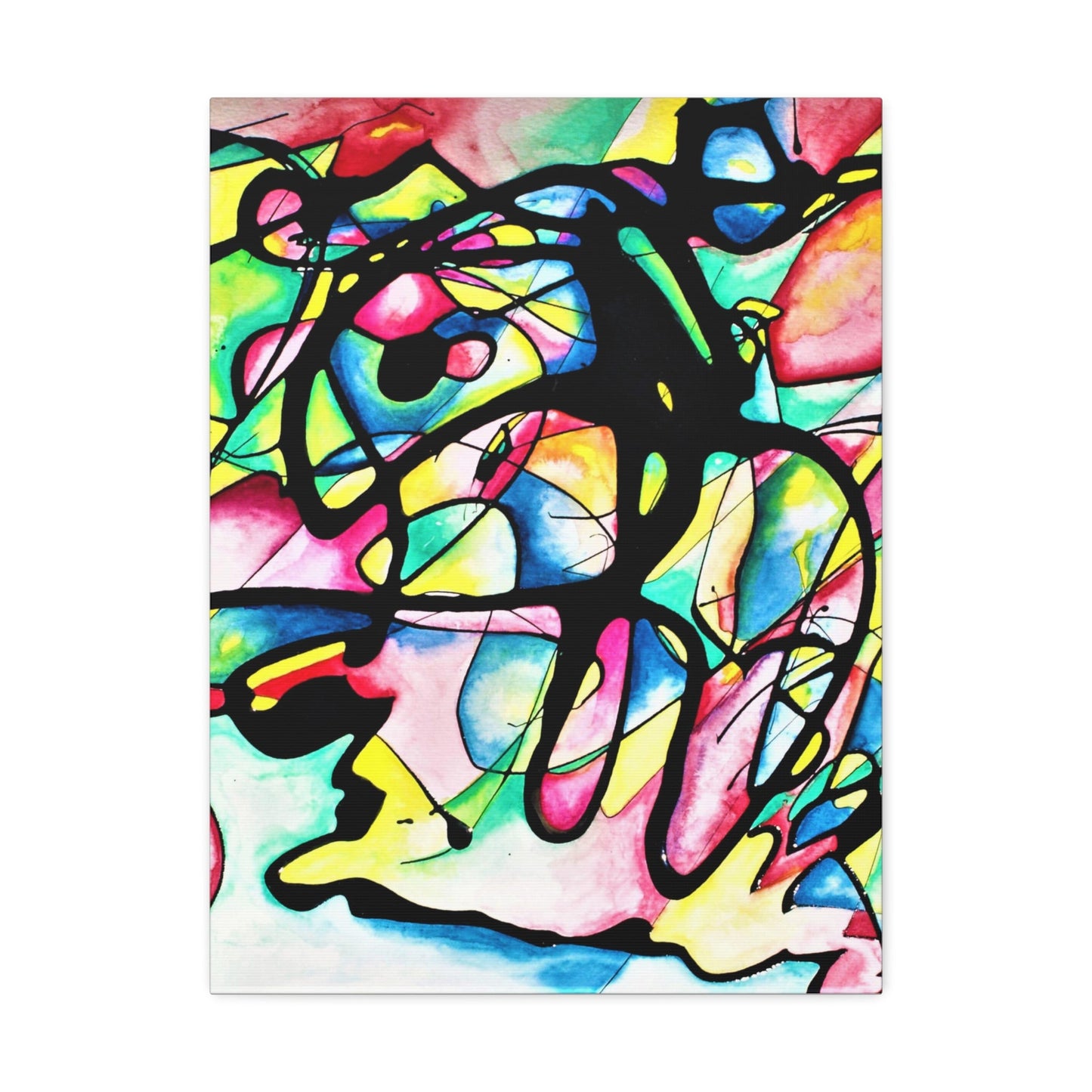 Peacock Stretched Canvas 1.5" 18″ x 24″