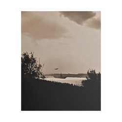 Navy Day New York October 27th 1945 Plane Satin Canvas Stretched
