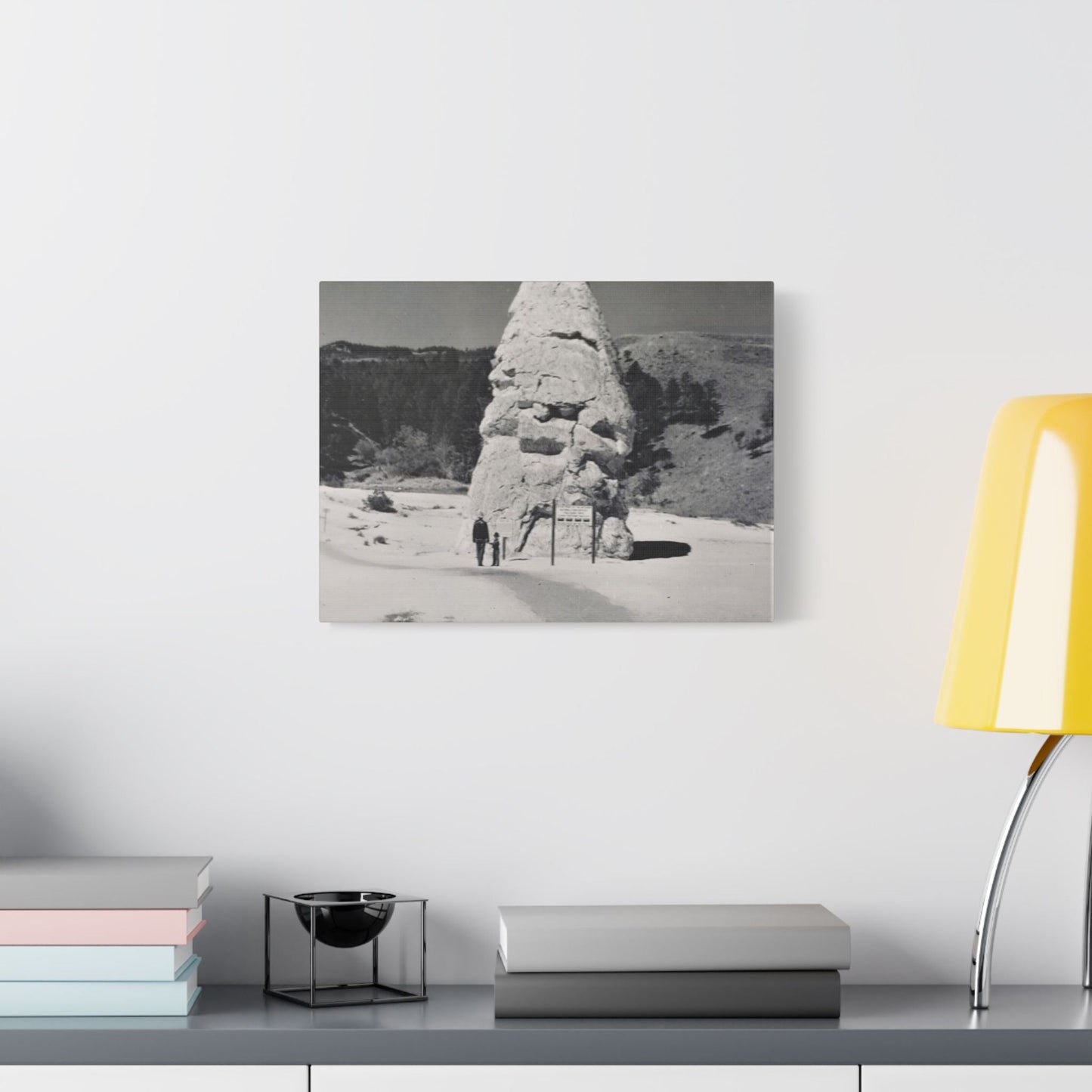 Liberty Cap Yellowstone Satin Canvas Stretched 16″ x 12″ (Horizontal) 1.5"