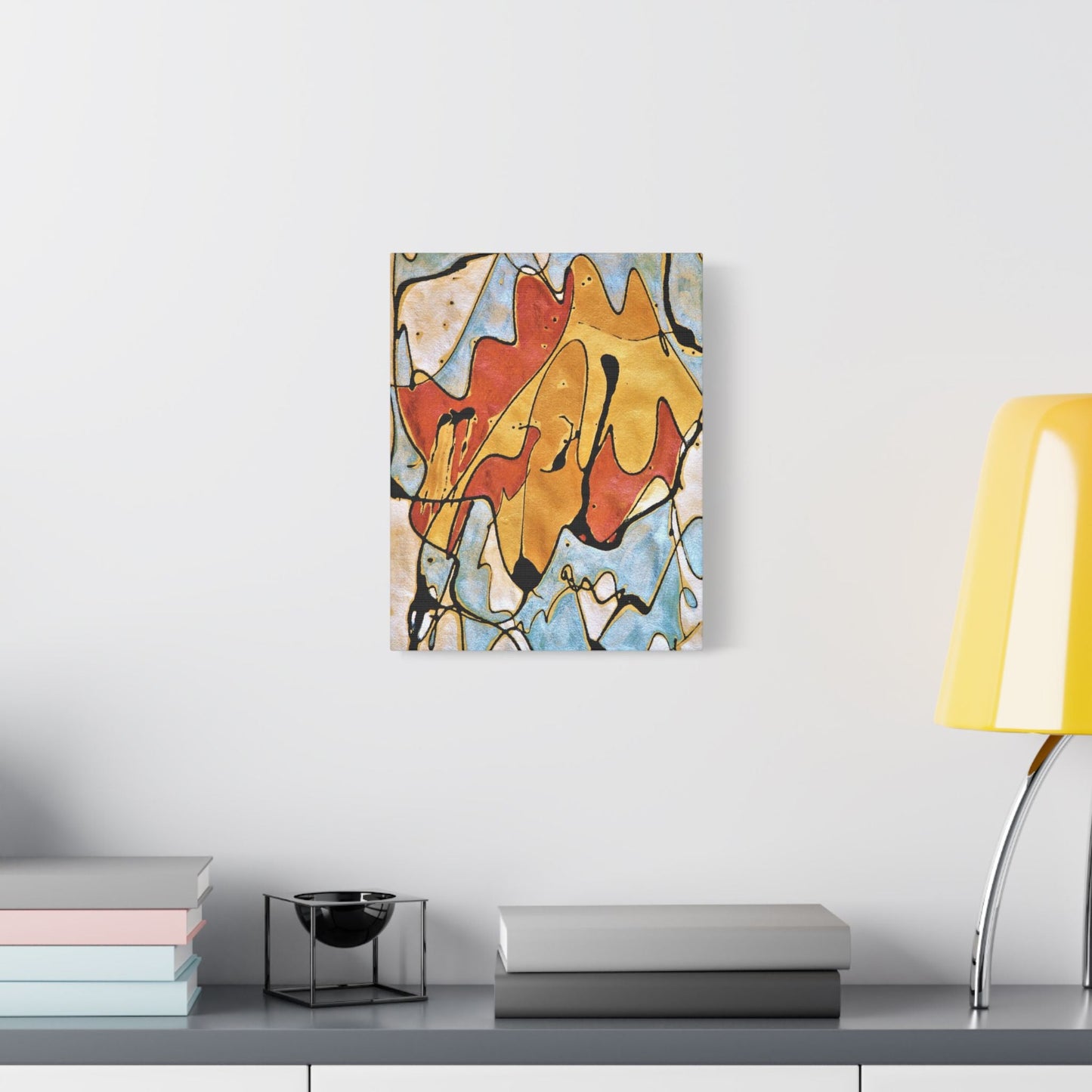 Fox Satin Canvas Stretched