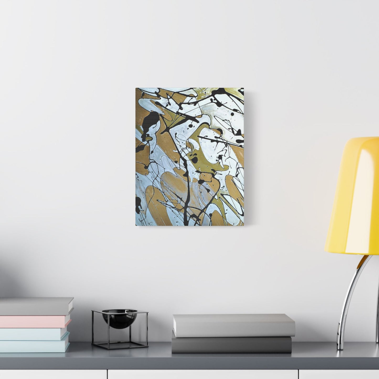 Mardi Gras Satin Canvas Stretched