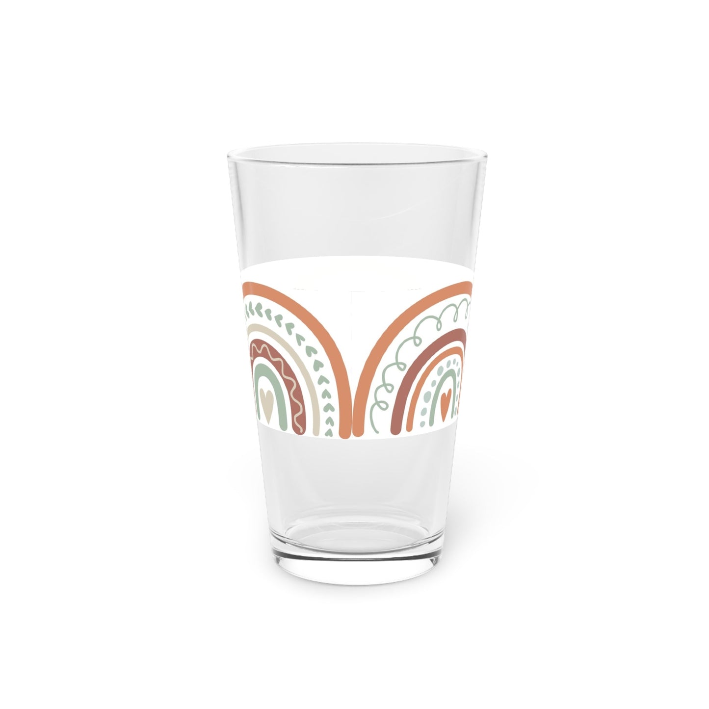 Boho Rainbow Pint Glass - Kia Day Design