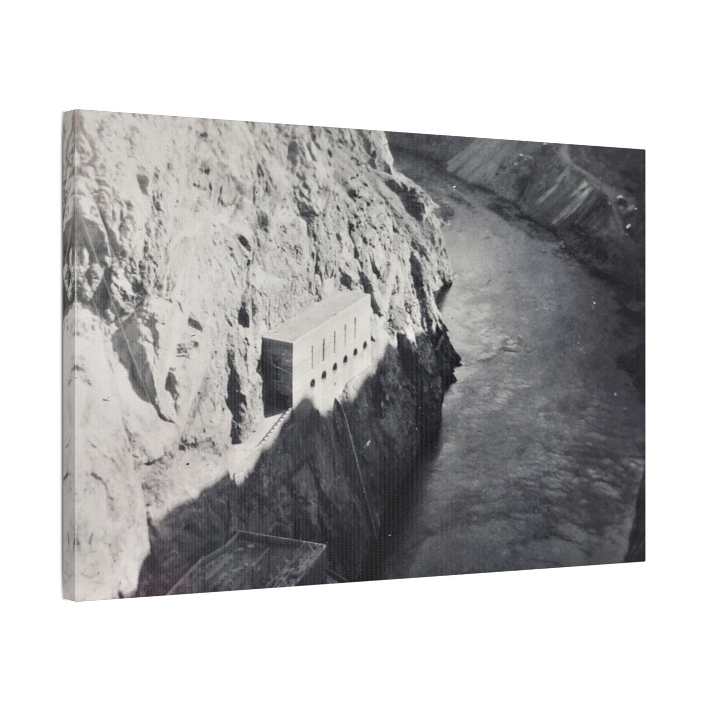 Boulder Dam Satin Canvas Stretched
